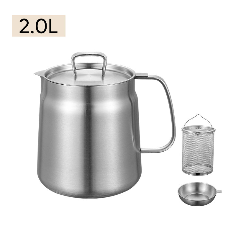 2-in-1 304 Edelstahl Multifunktionsölfiltertopf | Karnz