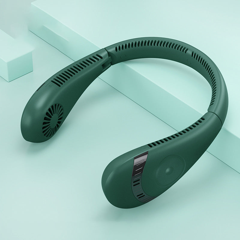 Wiederaufladbarer flügelloser tragbarer Halsventilator | Karnz