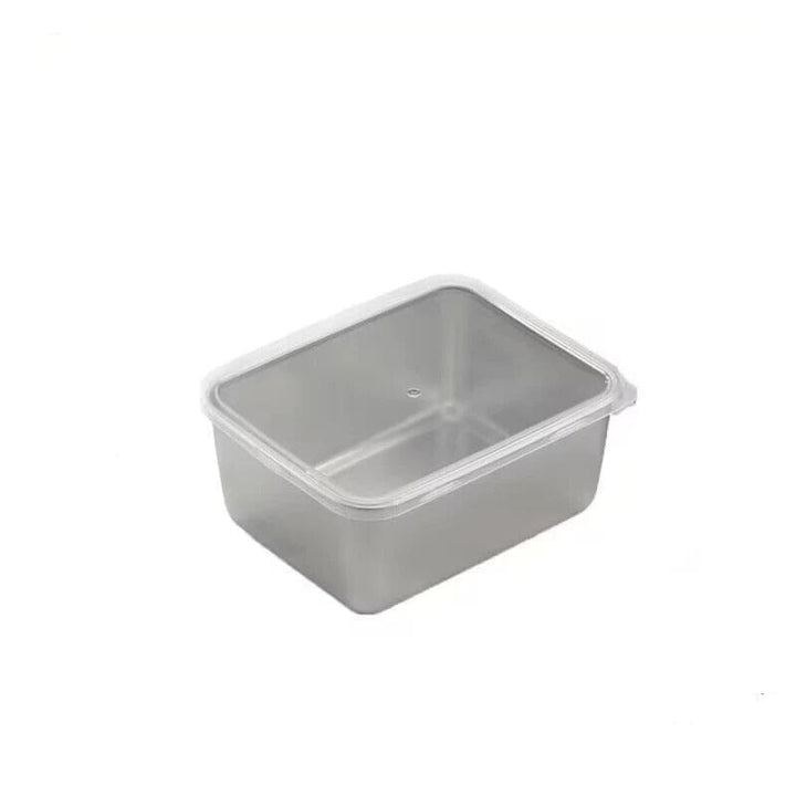 Edelstahl quadratische Platte (mit Deckel) | Karnz