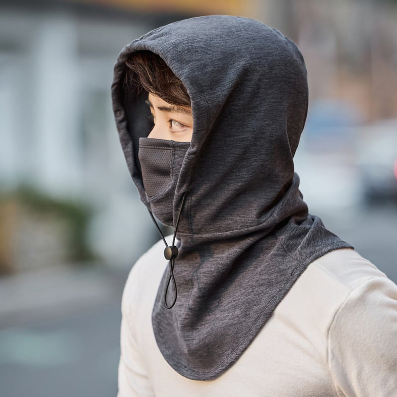 Hooded Face Mask mit Nackenwärmer zum Radfahren | Karnz