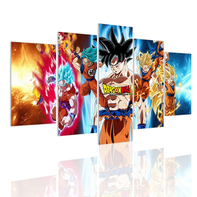 Super Dragon Ball Z - Leinwandbild