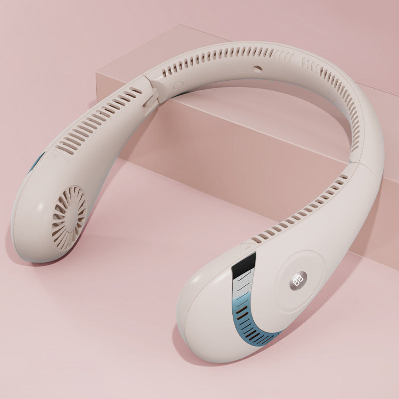 Wiederaufladbarer flügelloser tragbarer Halsventilator | Karnz