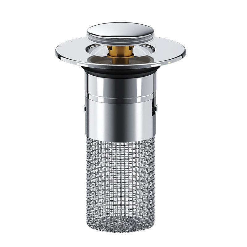 Abflussfilter Edelstahl mit Pop-up-Mechanismus | Karnz