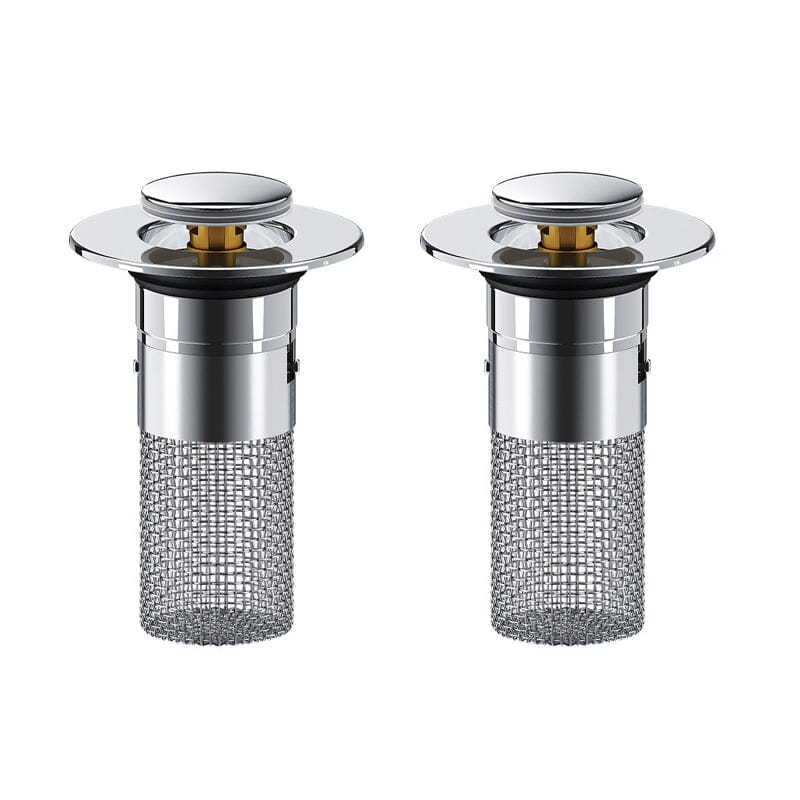 Abflussfilter Edelstahl mit Pop-up-Mechanismus | Karnz