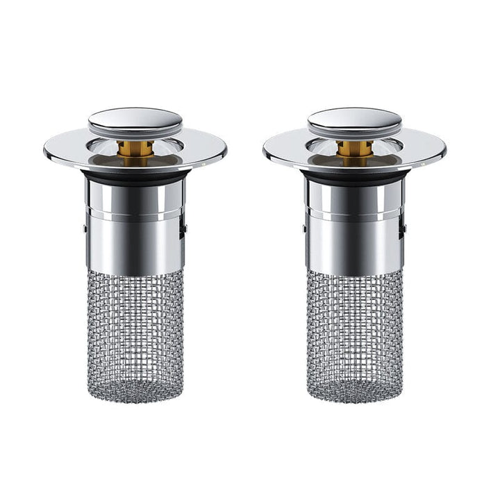 Abflussfilter Edelstahl mit Pop-up-Mechanismus | Karnz