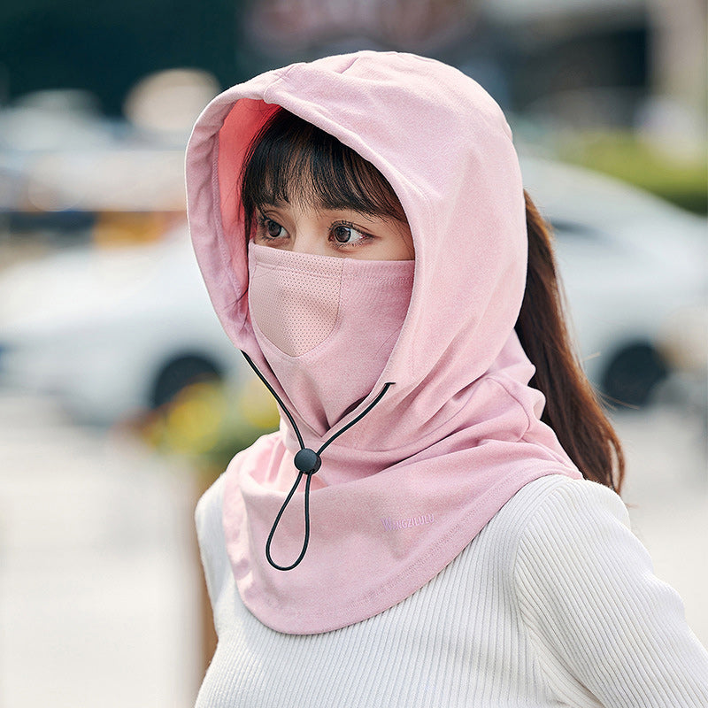 Hooded Face Mask mit Nackenwärmer zum Radfahren | Karnz