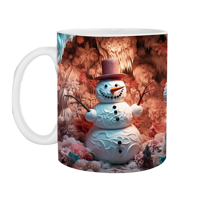 3D Weihnachts-Schneemann Becher | Karnz
