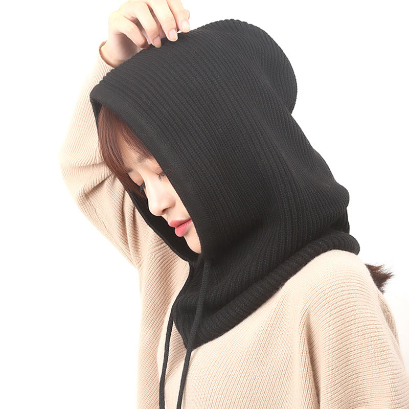 Strickschal, Ohrenschutz, warme Mütze