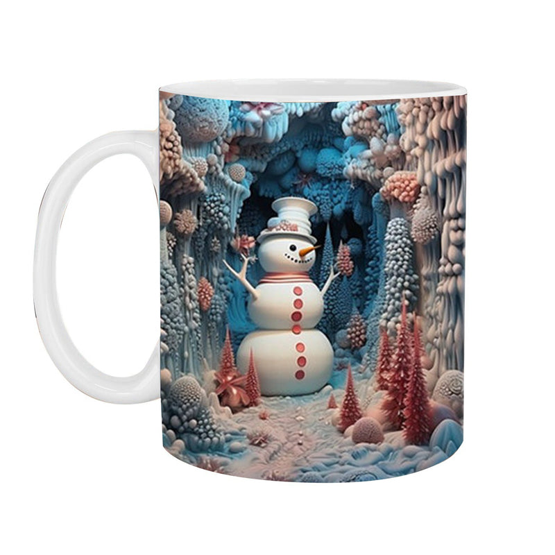 3D Weihnachts-Schneemann Becher | Karnz