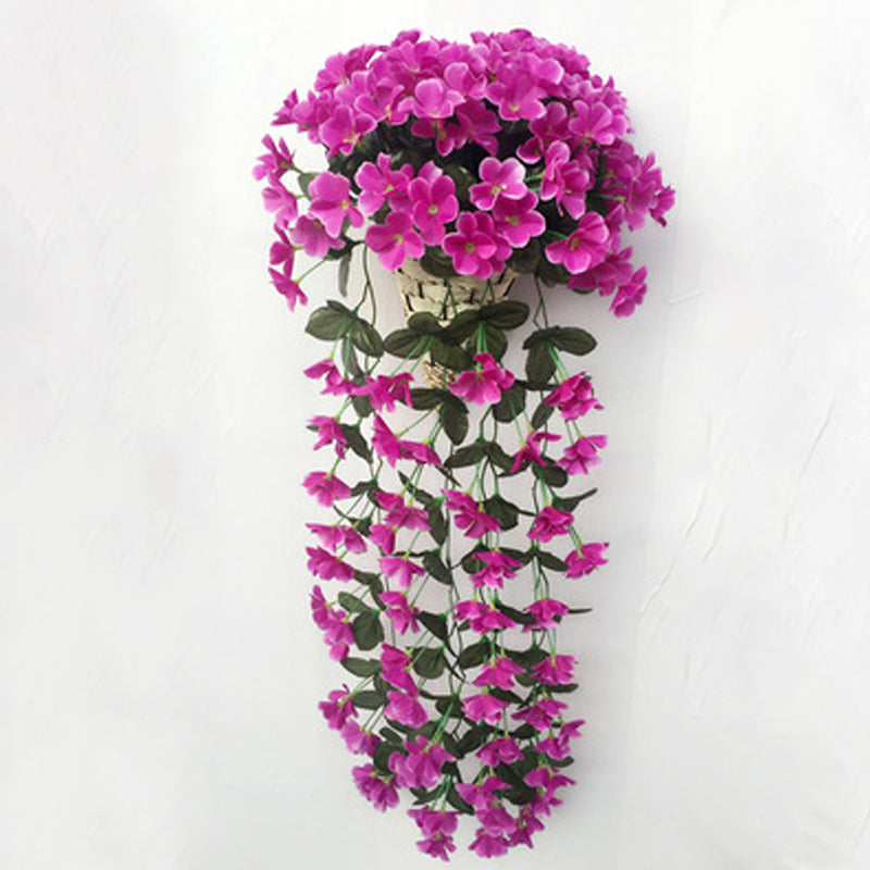 Lebendige künstliche hängende Orchideenbündel | Karnz