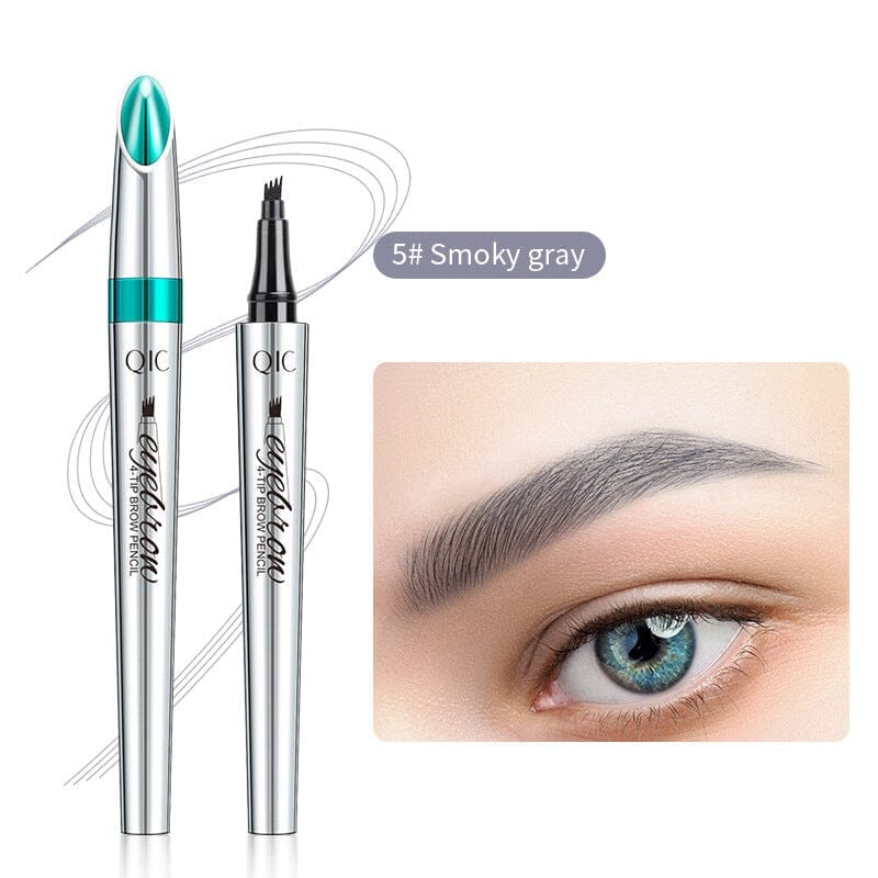 Karnz | Wasserdichter 3D-Microblading-Augenbrauenstift mit 4 Gabelspitzen