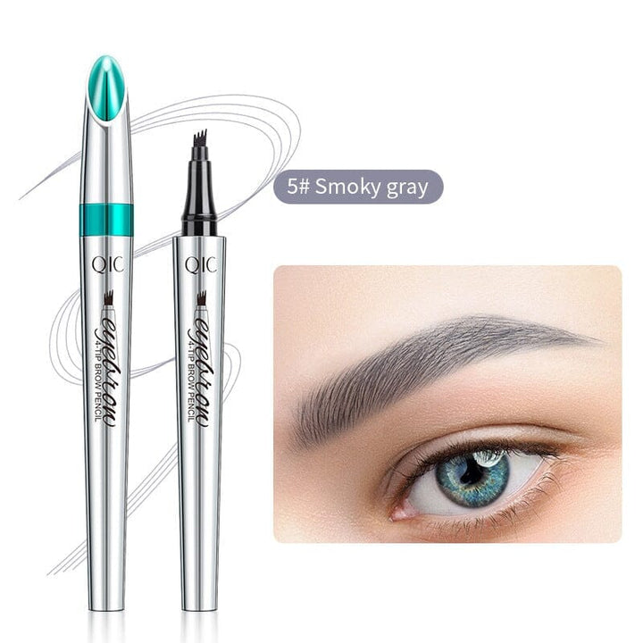Karnz | Wasserdichter 3D-Microblading-Augenbrauenstift mit 4 Gabelspitzen