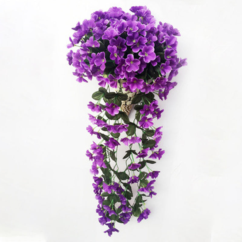Lebendige künstliche hängende Orchideenbündel | Karnz
