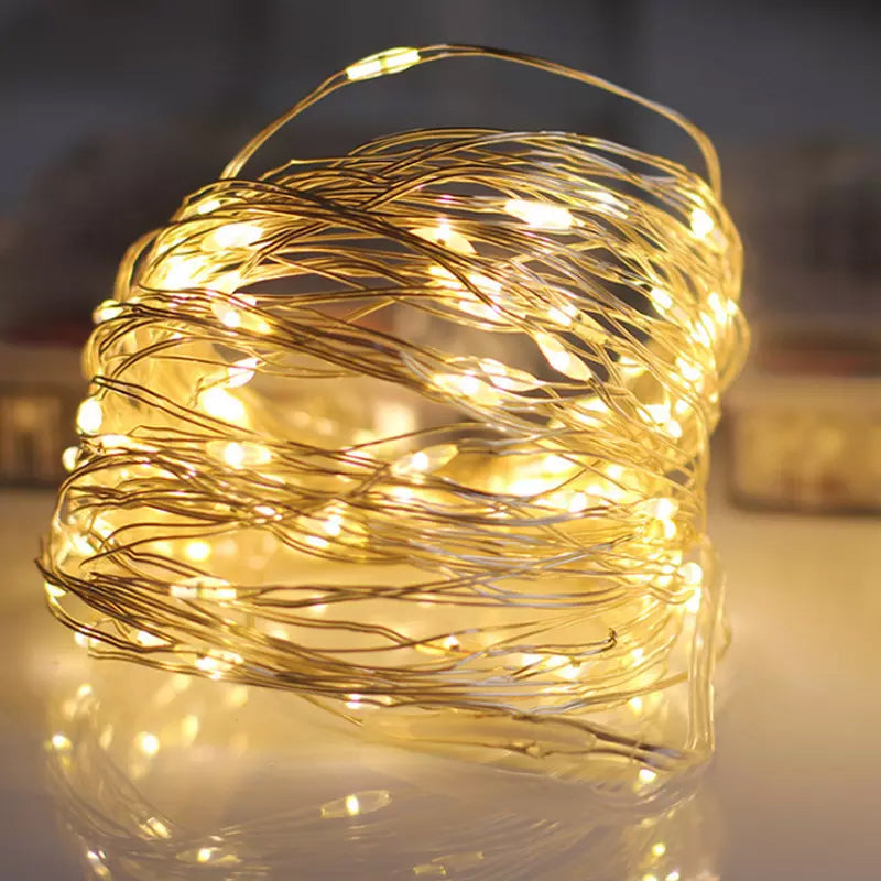 Dekorative USB-Kupferdraht-Lichterketten | Karnz