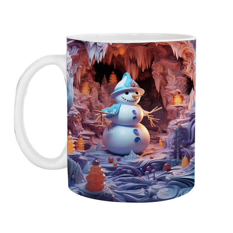 3D Weihnachts-Schneemann Becher | Karnz