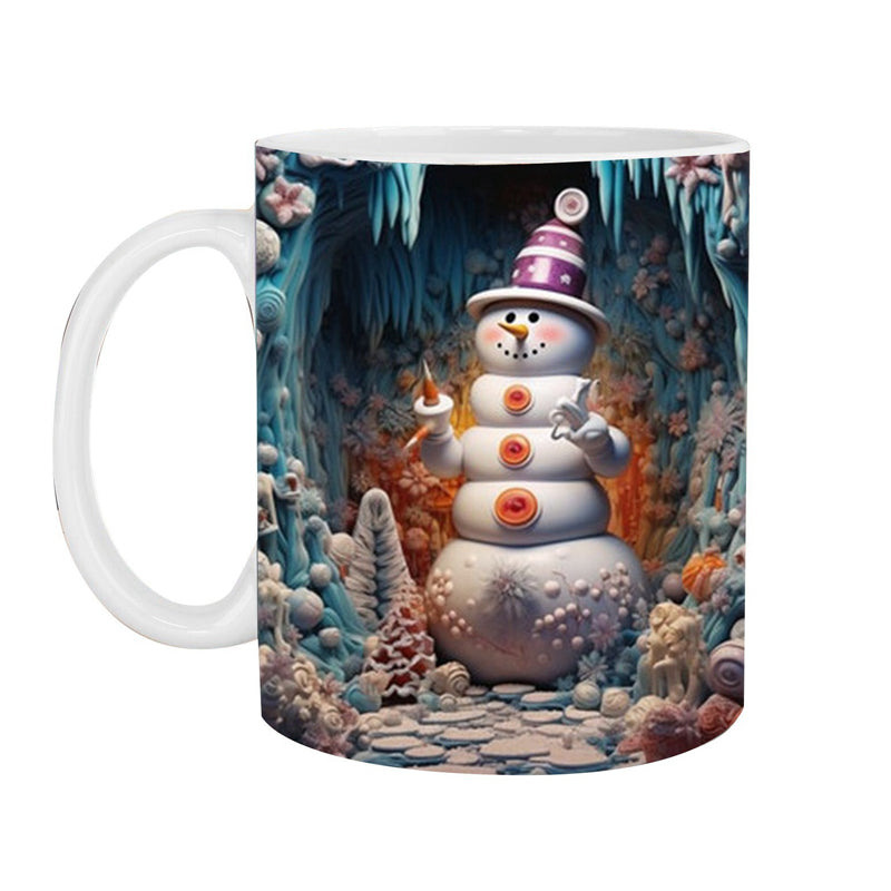 3D Weihnachts-Schneemann Becher | Karnz