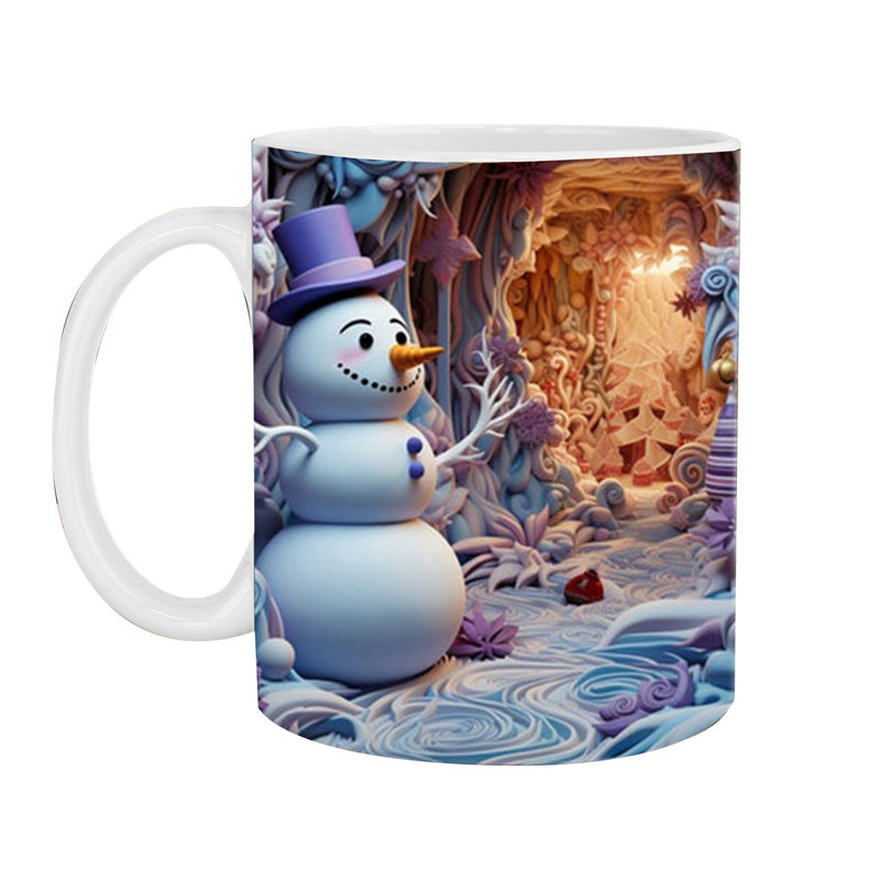 3D Weihnachts-Schneemann Becher | Karnz