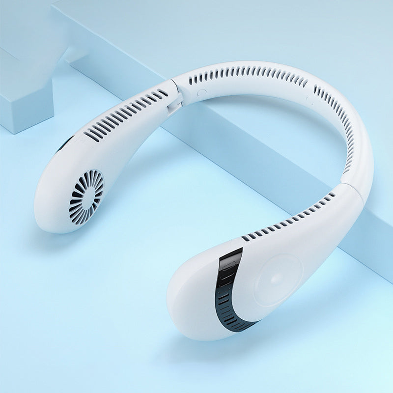 Wiederaufladbarer flügelloser tragbarer Halsventilator | Karnz