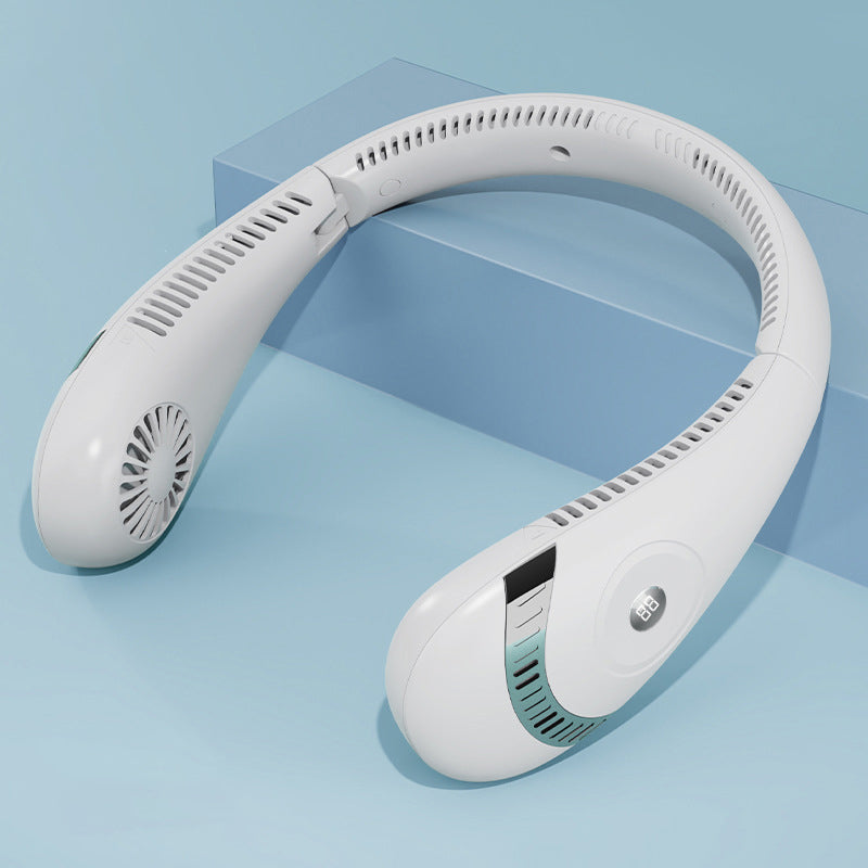 Wiederaufladbarer flügelloser tragbarer Halsventilator | Karnz