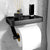 RVS-Regal | Bohrfreier Toilettenpapierhalter mit Ablagefach aus Edelstahl