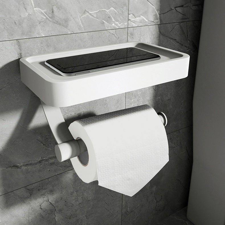 RVSPlank | Bohrfreier Toilettenpapierhalter mit Ablage aus Edelstahl | Karnz