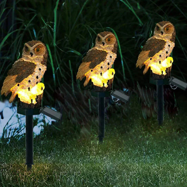 Karnz | Eulen Gartenlampe mit Solarenergie - OwlGlow