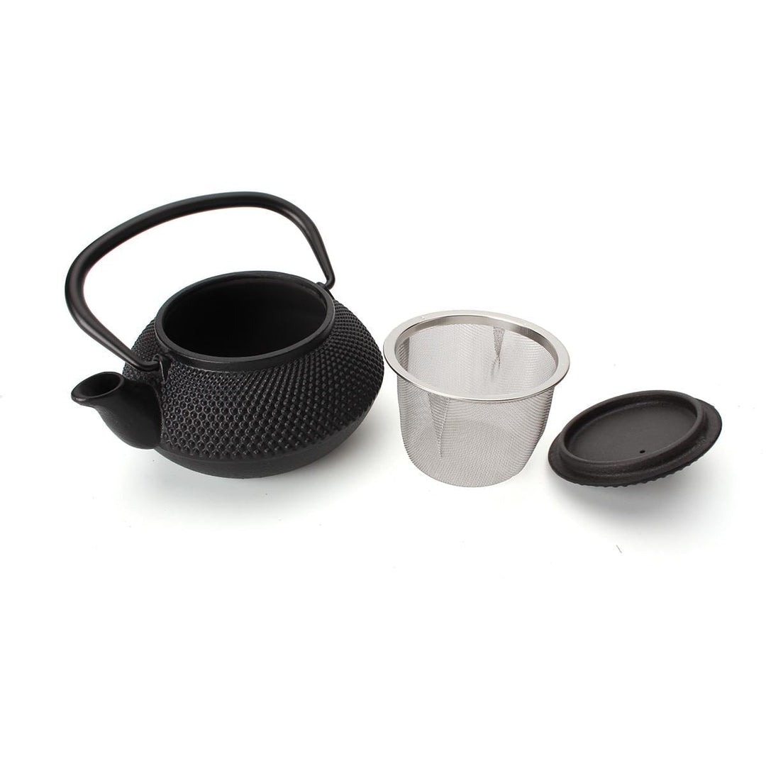 Klein 2oz Gusseisen Teekanne Teekanne Kessel mit Sieb Blumen Teekessel | Karnz