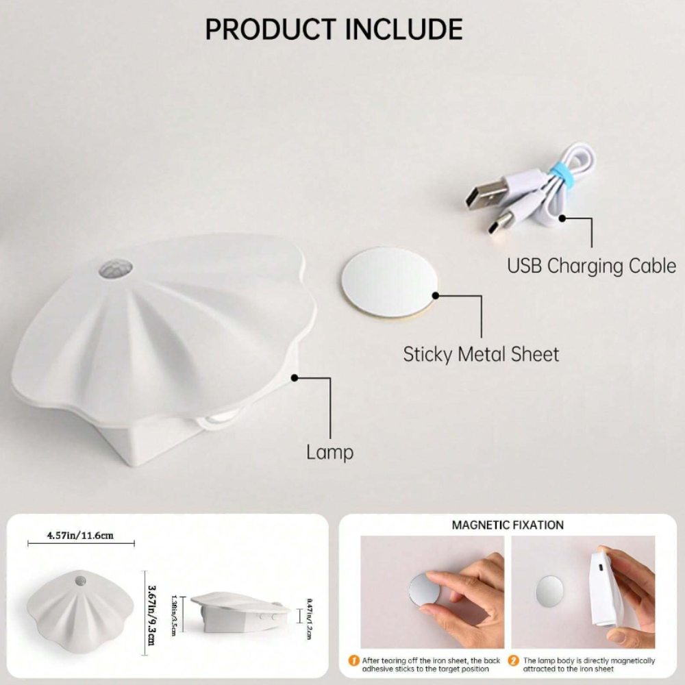 Intelligente Shell-Bewegungsmelderlampe – LumiMotion