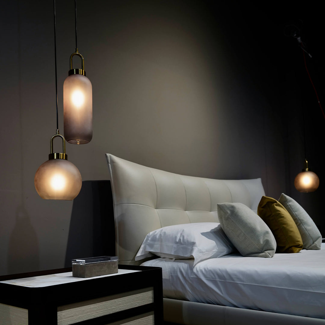 Rauchglas Pendelleuchte – Industrie-Deckenlampe für Küche, Esszimmer & Wohnzimmer | Karnz
