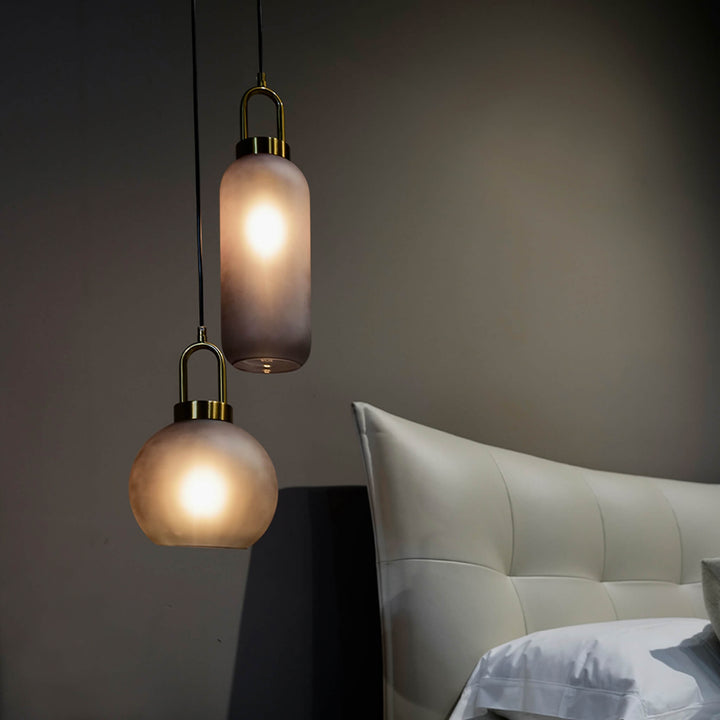 Rauchglas Pendelleuchte – Industrie-Deckenlampe für Küche, Esszimmer & Wohnzimmer | Karnz