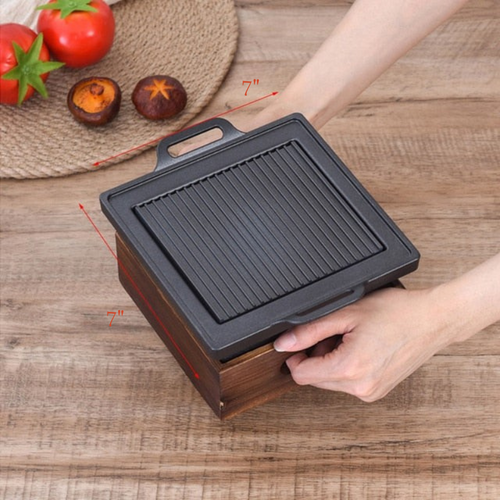 Raucharmer tragbarer Grill Holzkohle Haushalts Antihaft BBQ | Karnz