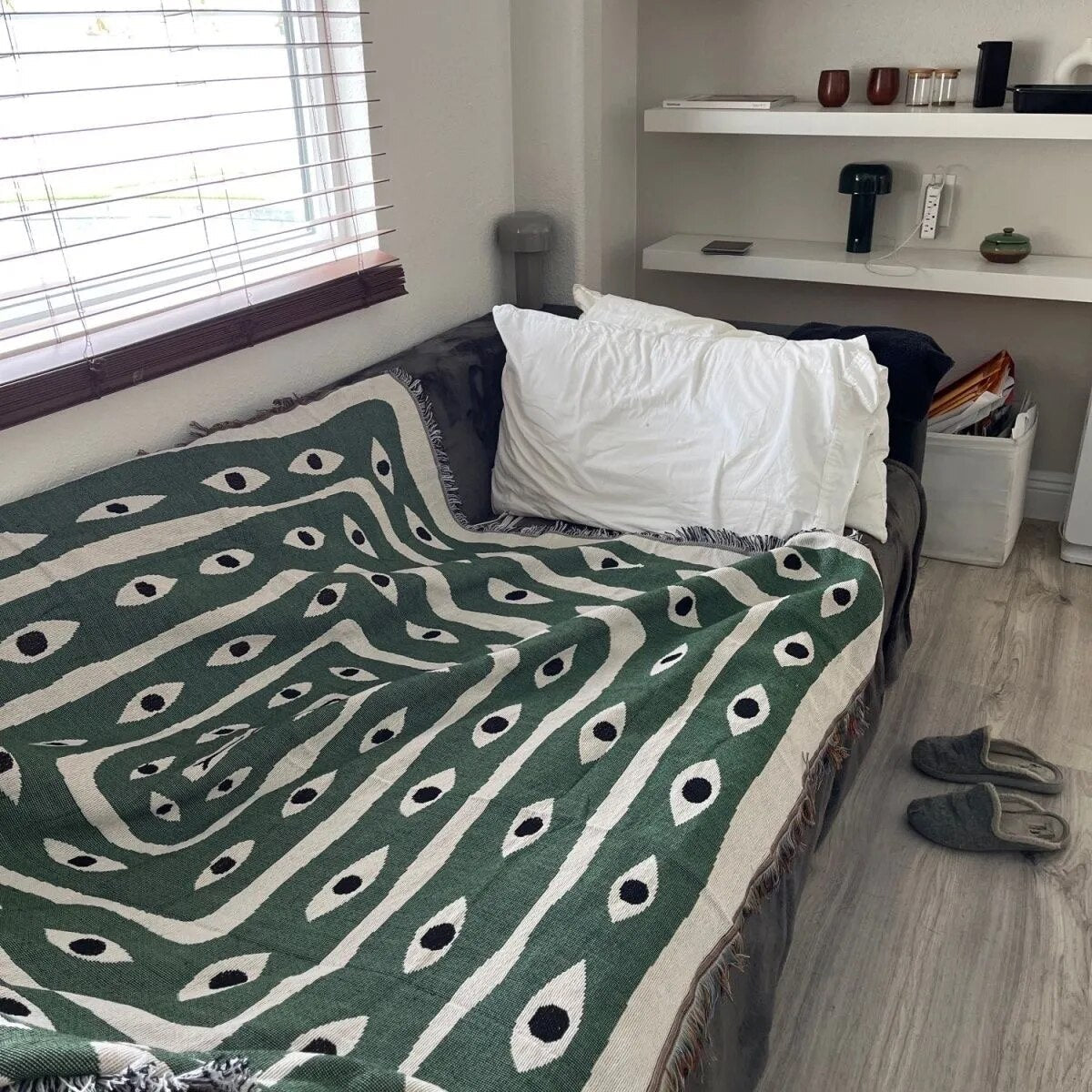 Snake Eye Design Sofa Decke für gemütliche Wohnkultur | Karnz