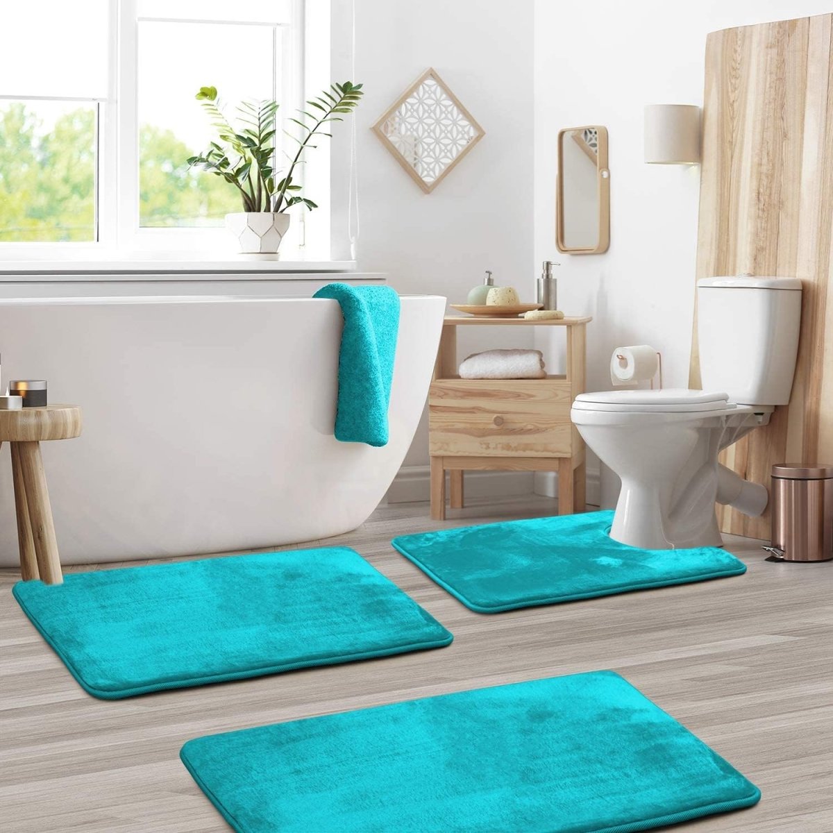 SoftStep Luxe – 3-teiliges Set Badematten aus Memory-Schaum