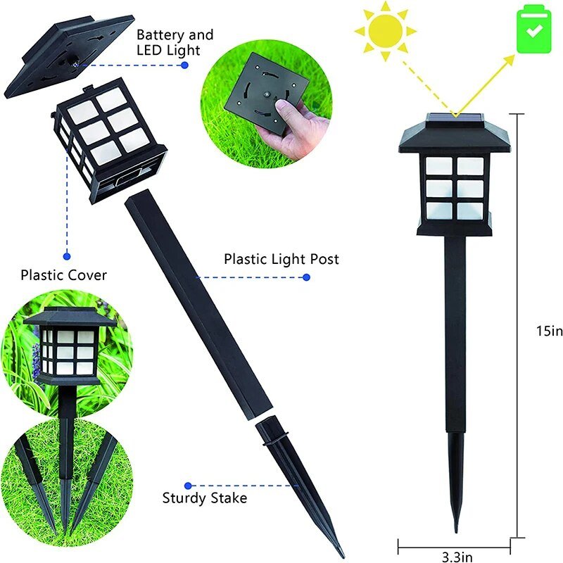 Solar LED Gehweglaternen Karnz
