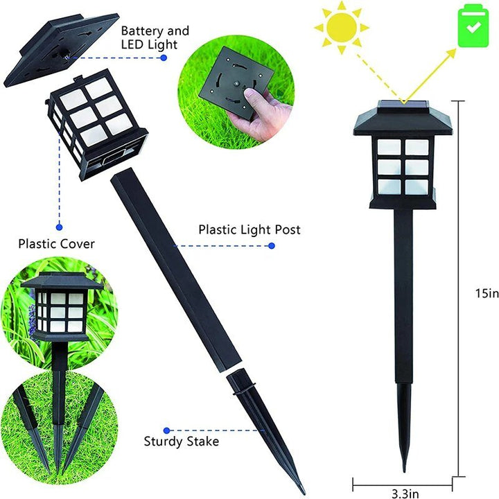 Solar LED Gehweglaternen Karnz