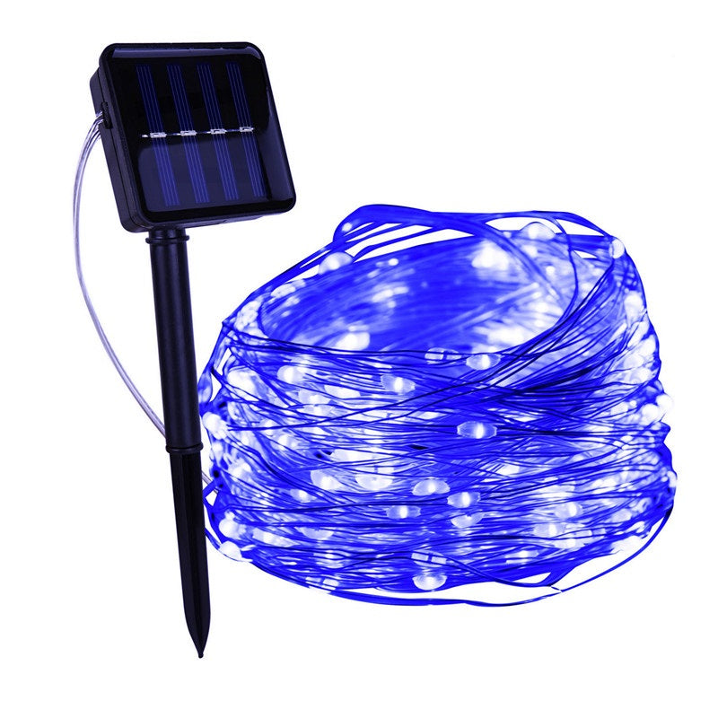 Solarbetriebene Lichterketten für den Außenbereich