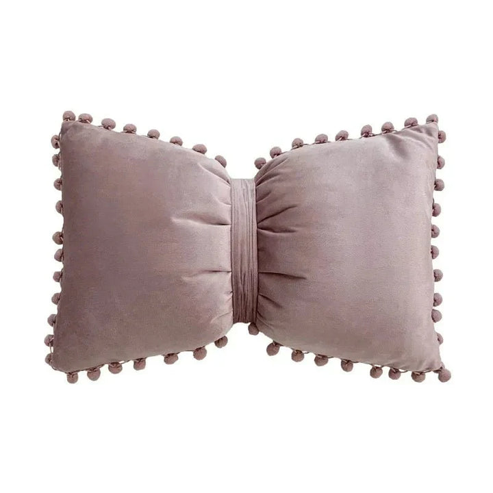 Einfache Candy-Farbe Quasten-Kissenbezug Samt 50x30cm | Karnz