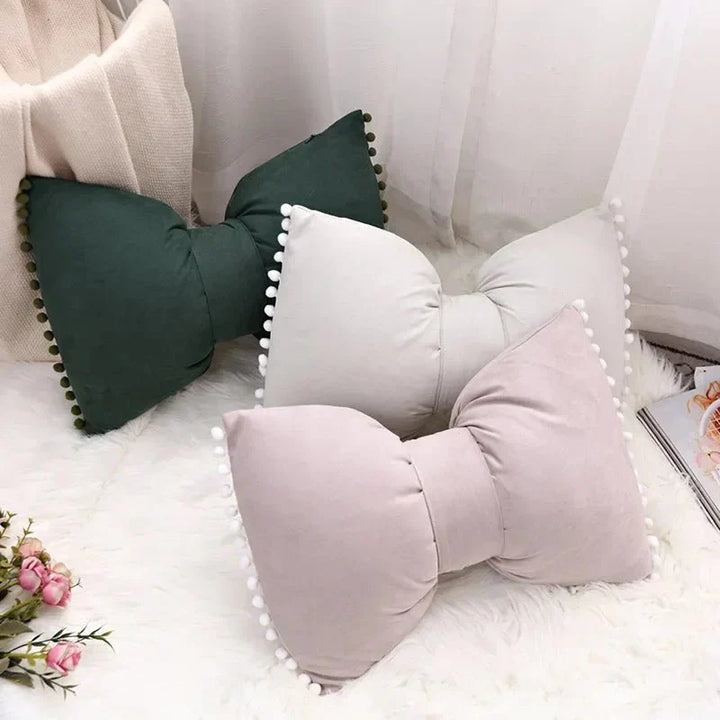 Einfache Candy-Farbe Quasten-Kissenbezug Samt 50x30cm | Karnz