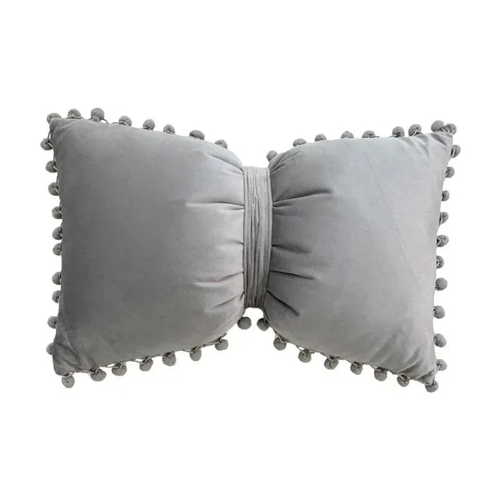 Einfache Candy-Farbe Quasten-Kissenbezug Samt 50x30cm | Karnz
