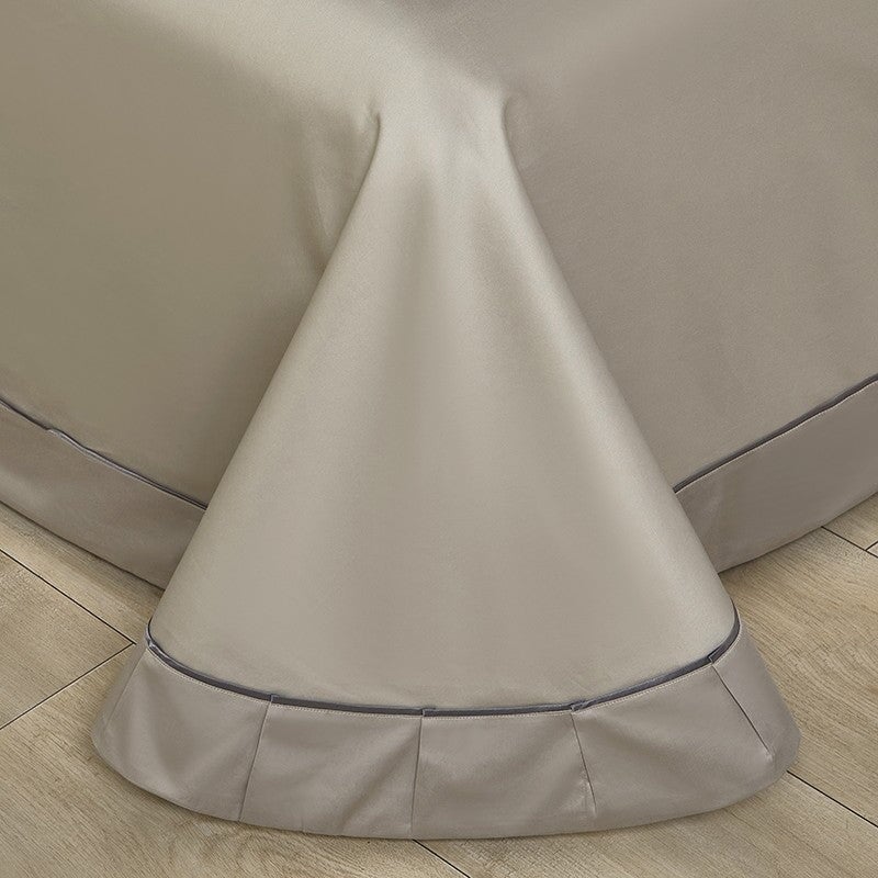 Sonata Luxus Bettbezug Set – 1000 TC Baumwolle mit seidig satinierter Oberfläche | Karnz