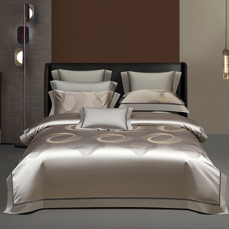 Sonata Luxus Bettbezug Set – 1000 TC Baumwolle mit seidig satinierter Oberfläche | Karnz