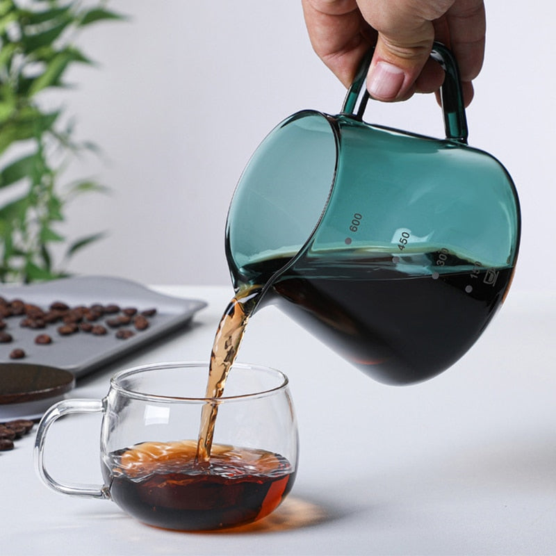 Spezialisiertes Coffeeware Kit Pour Over Kaffee Glas Sharing Pot | Karnz