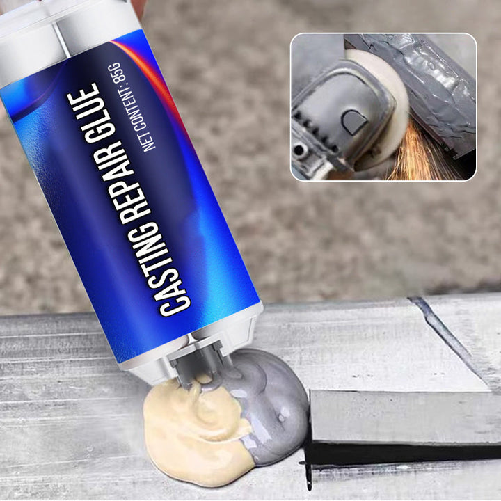 Karnz | Gießharzreparaturkleber, hitzebeständiger flüssiger Metallreparaturkleber