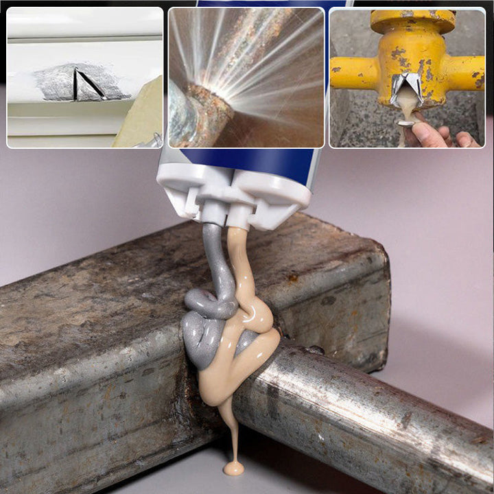 Karnz | Gießharzreparaturkleber, hitzebeständiger flüssiger Metallreparaturkleber