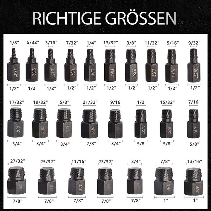 Pousbo® 5-tlg. Schrauben- und Bolzenausdreher Set