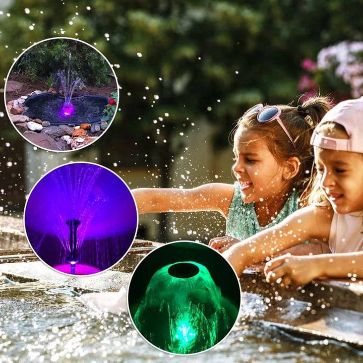 Sandsberg Pumpe mit LED-Farblichtern