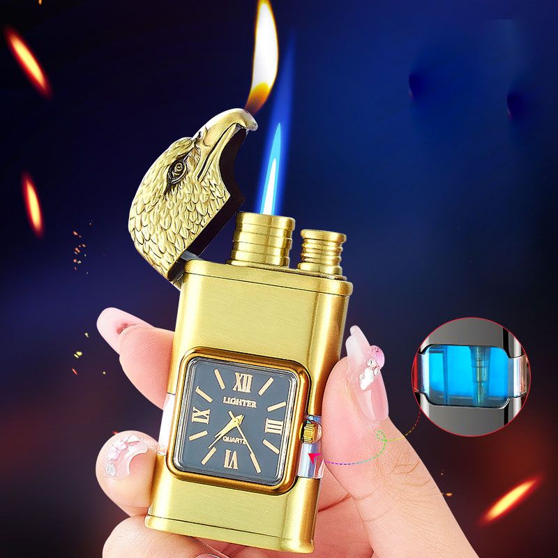 Sandsberg Vintage Uhr Bezel Jetflamme Taschenfeuerzeug