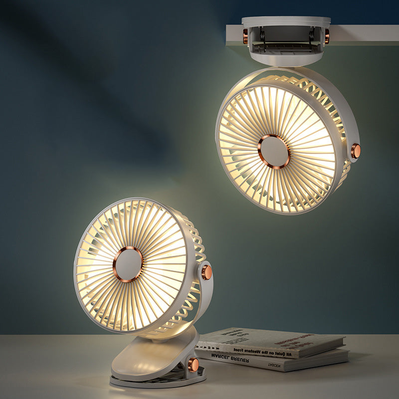 Wiederaufladbarer Clip-On Hängender Tischventilator mit Klimaanlage | Karnz