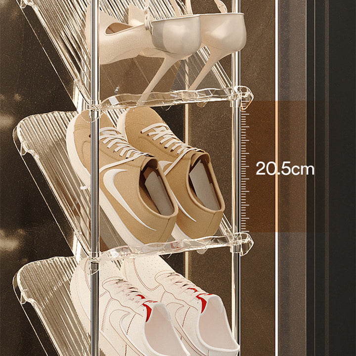 Luxe Transparente Robuste Mehrschichtige Schuhregal für den Hausgebrauch