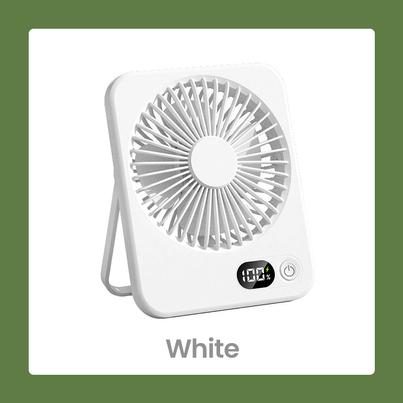 Wiederaufladbarer kompakter Desktop-Lüfter | Karnz